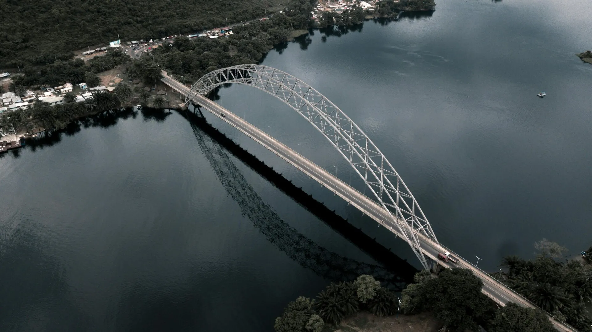 Adome Bridge in Ghana
